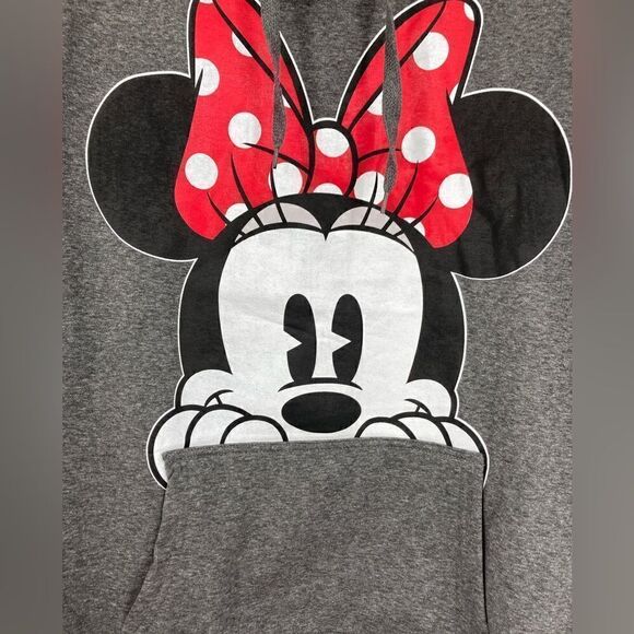 NWT Disney Plus Size Minnie Mouse Hoodie/Pullover Gray Size 2XL/50-52 - Picture 5 of 8